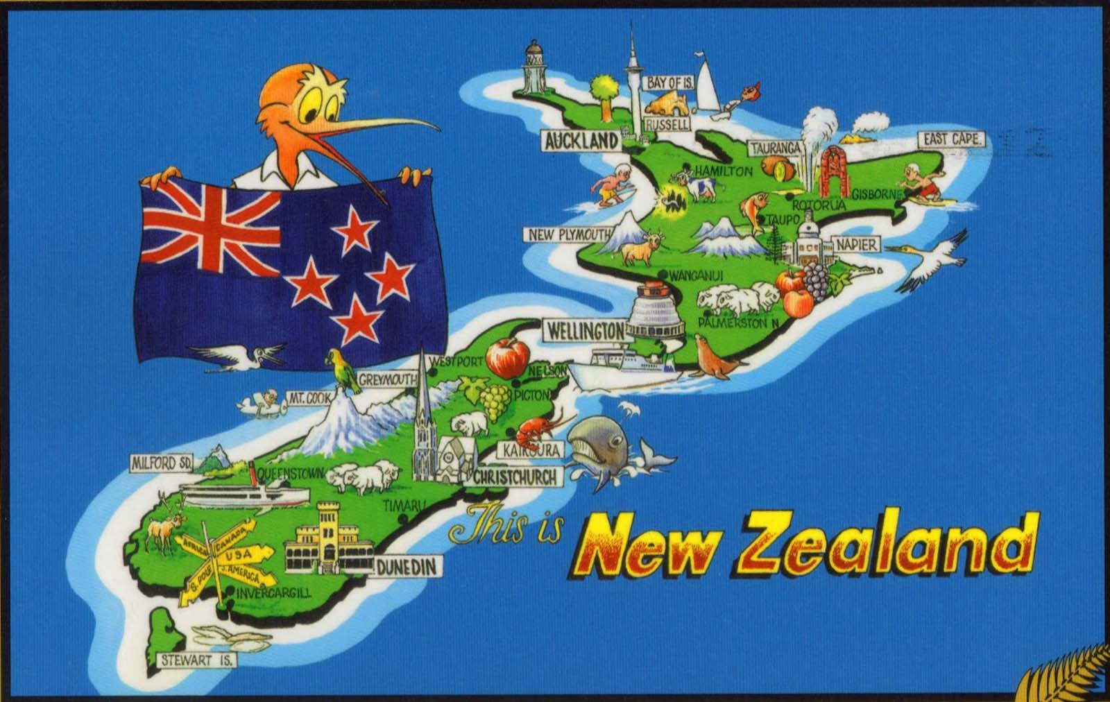 New Zealand towns