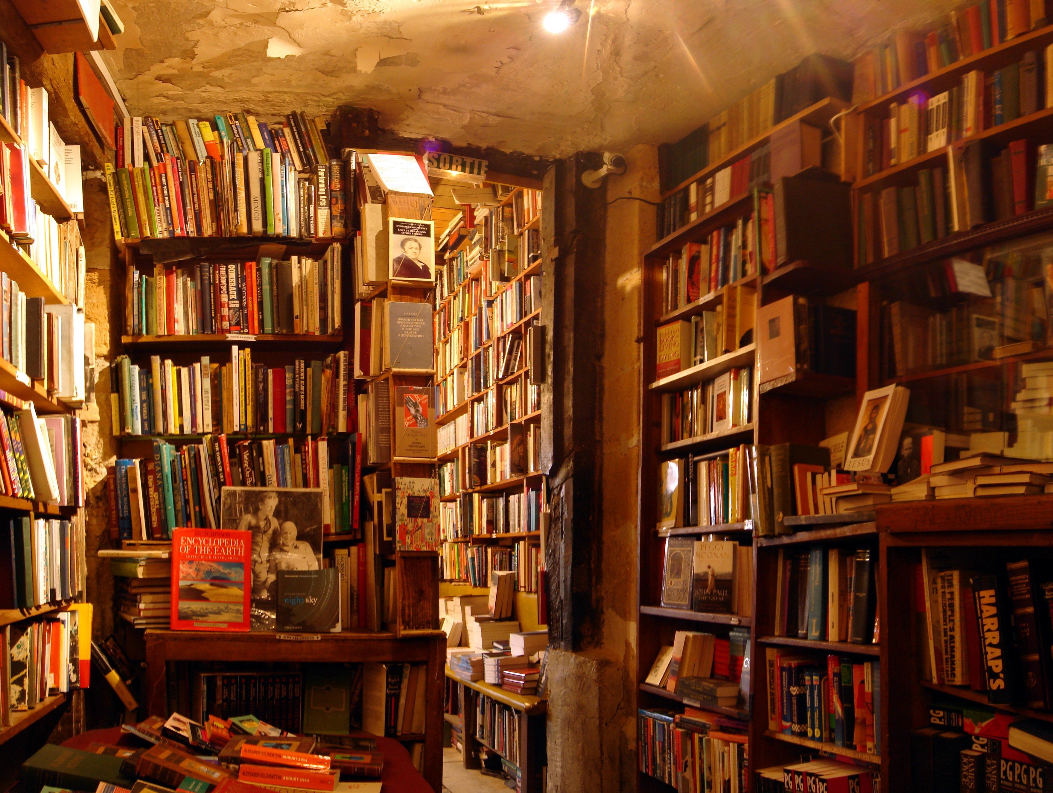 books in bookshop