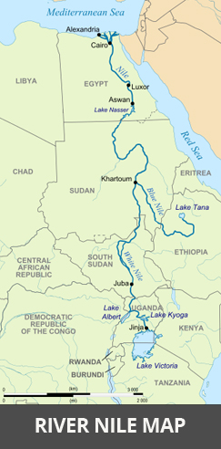 The Nile River Map