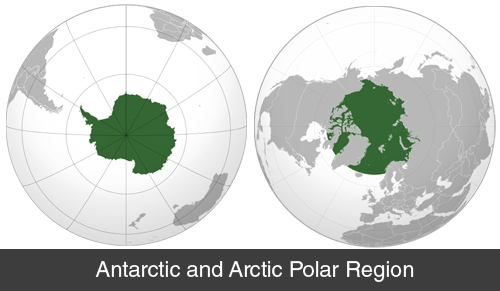 north pole south pole