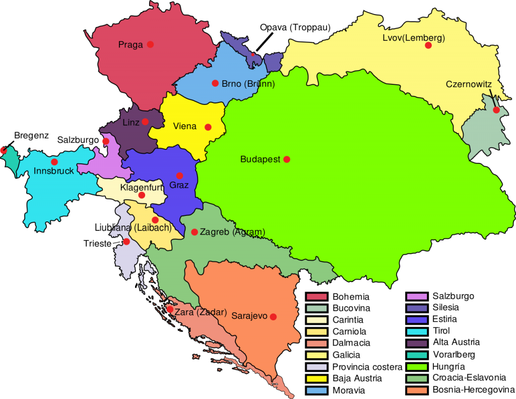Austria-Hungary map