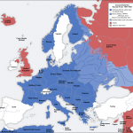 World War 2 map of Europe 1941-1942