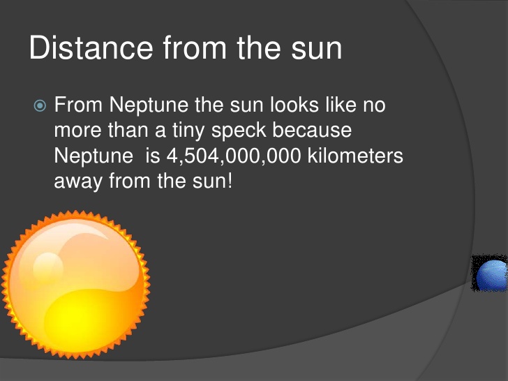 neptune distance from sun