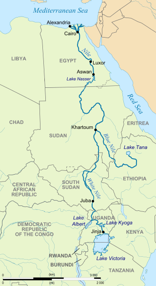 River Nile Map