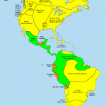 Map Of Subsistence Methods In The Americas