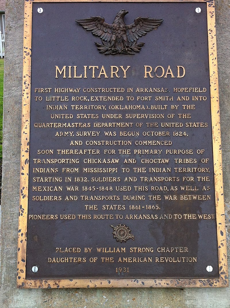 Military Road Marker 