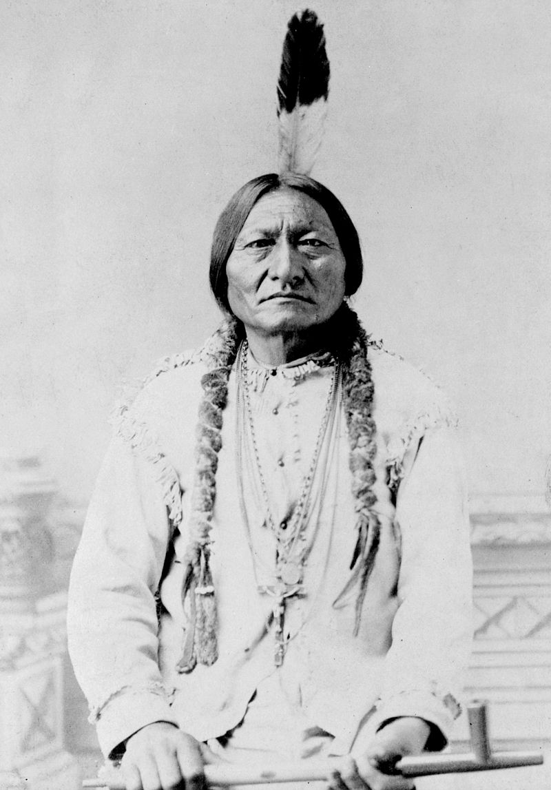 Portrait Of Indian Chief Sitting Bull