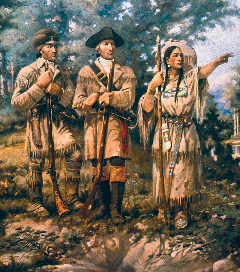 Lewis And Clark At Three Forks