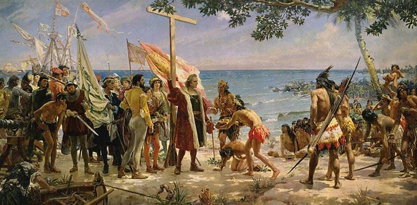 The Arrival Of Christopher Columbus To America