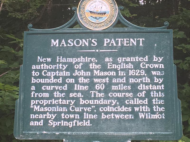 New Hampshire Historical Marker For John Mason