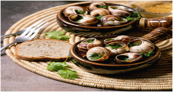 Snails served as food