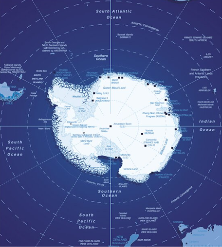 Southern Ocean Map