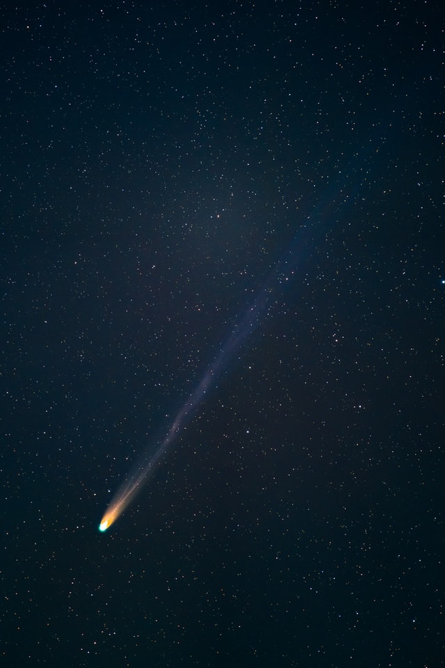 Yellow Colored Comet