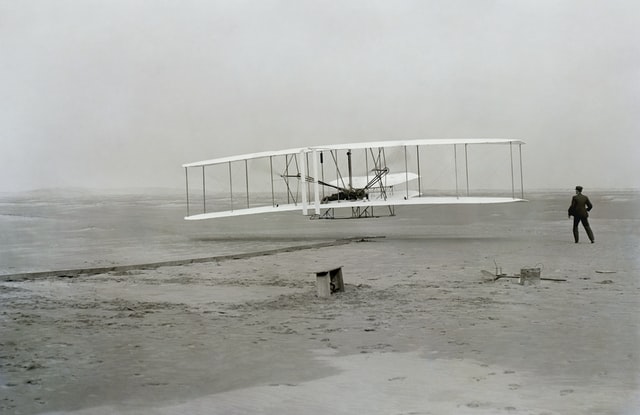 motor-operated airplane by wright brothers