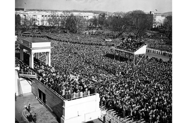 Harry S Truman's inauguration was televised