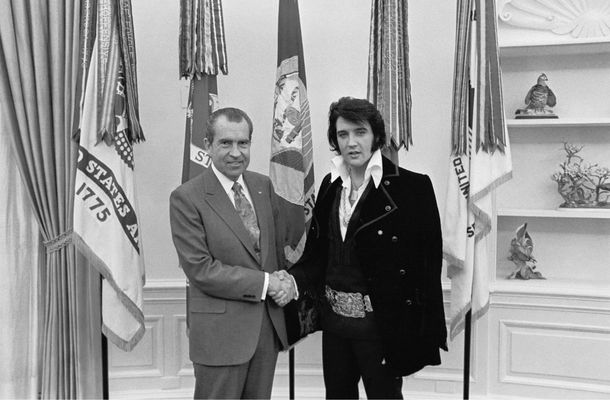Richard Nixon & Elvis Presley at White House
