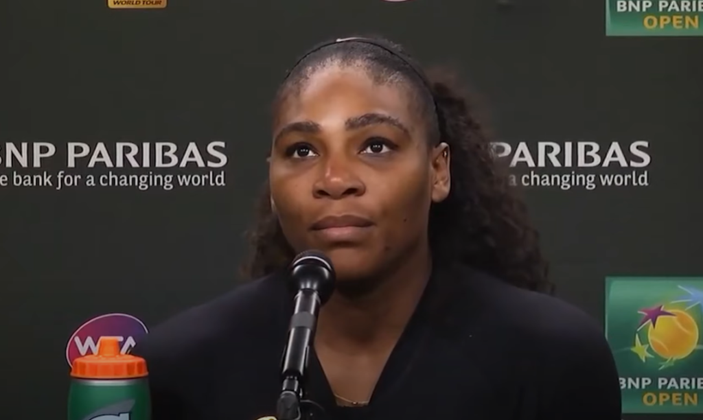 Serena Williams in press conference