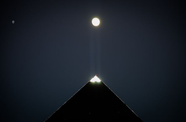 pyramids sometimes seem to be pointing to the stars.