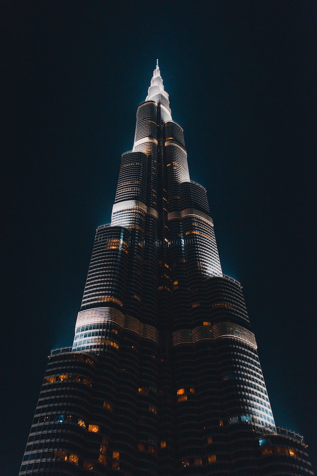 Burj Khalifa design from close
