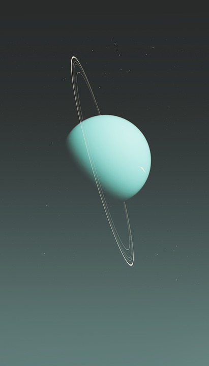 Uranus Planet with its ring