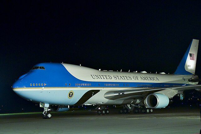 Air Force One in Night