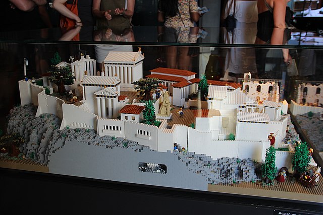 Castle made from lego