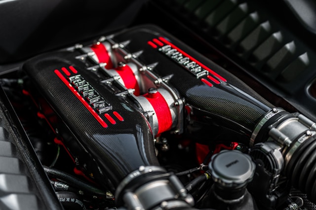 Ferrari car engine